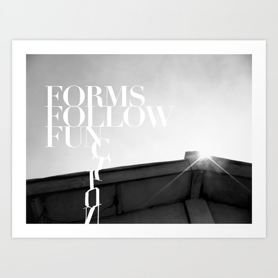 from follow fun Art Print