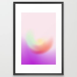 Purple Wish Glow Framed Art Print