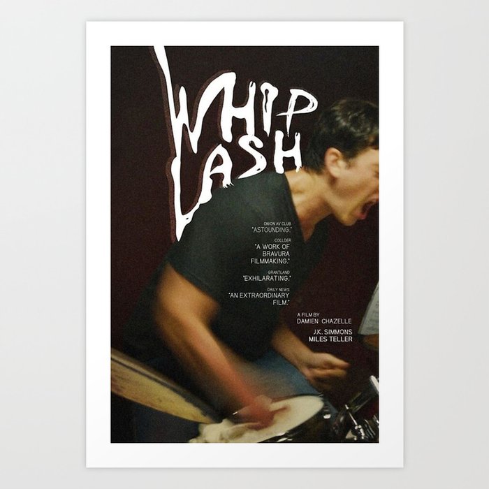 whiplash movie  Art Print