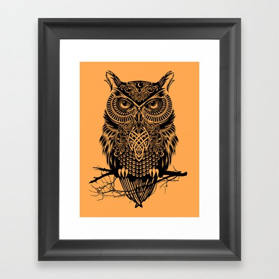 Warrior Owl 2 Framed Art Print