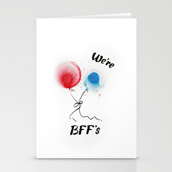 We are BFF's Stationery Cards