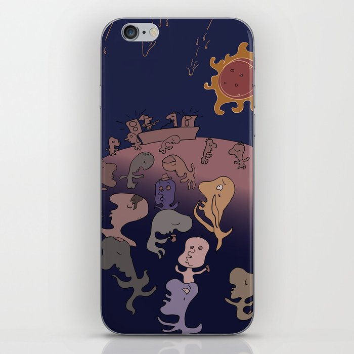 End of the world party iPhone Skin