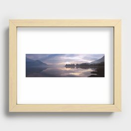 Morning Lake Recessed Framed Print