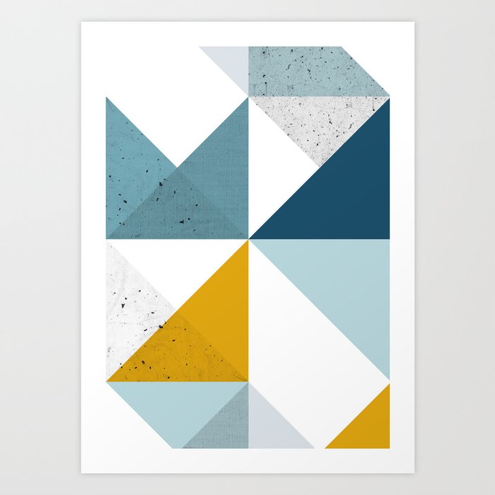 Modern Geometric 18 Art Print