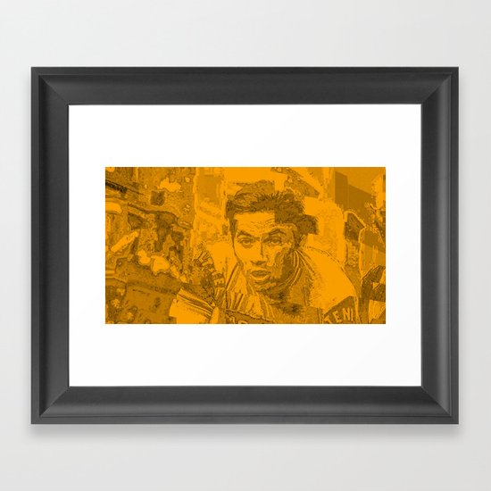 Eddy Merckx Portrait Framed Art Print