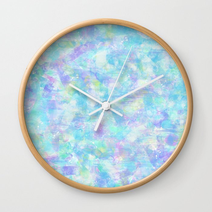 Sea Crystals  Wall Clock