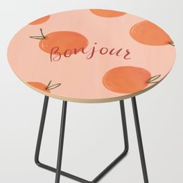 Bonjour, peaches Side Table