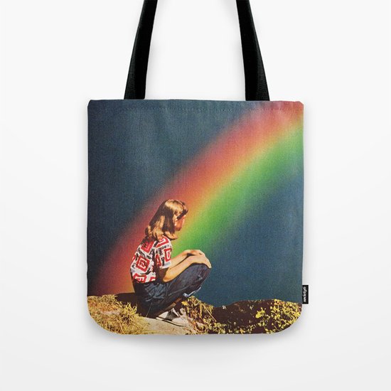 NIGHT RAINBOW Tote Bag