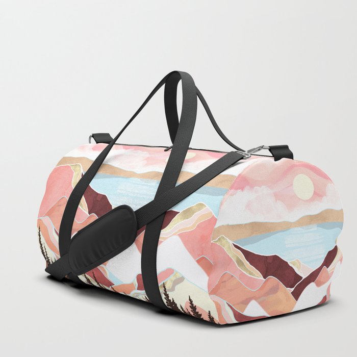 Autumn Lake Sunrise Duffle Bag