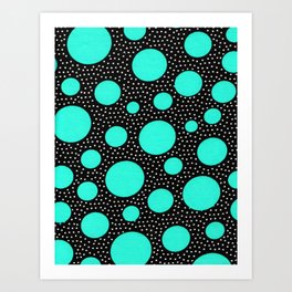Galactic dots 2.0 Art Print