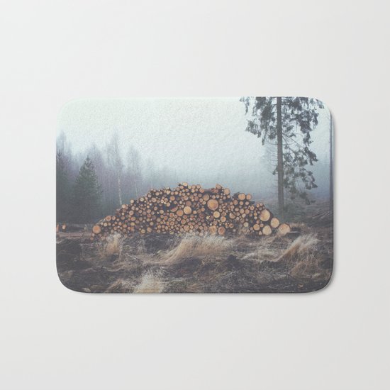 Firewood Bath Mat