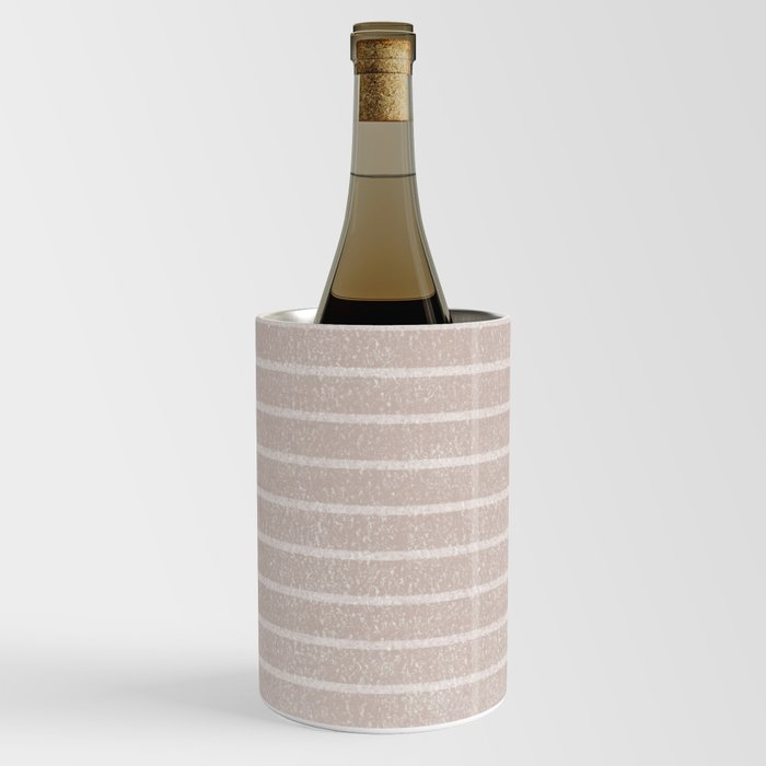 Classic Stripe (Beige) Wine Chiller