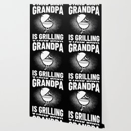 Grandpa Grilling BBQ Grill Smoker Master Wallpaper