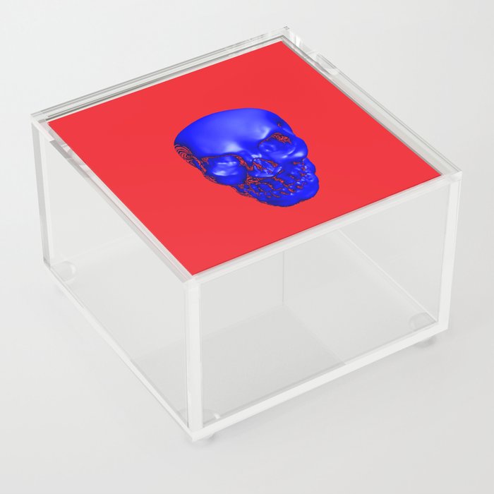 Psychedelic Skull 2 Acrylic Box