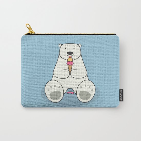 Ice Cream Lover Bear Carry-All Pouch