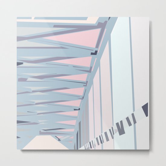 Bridge tiles Metal Print