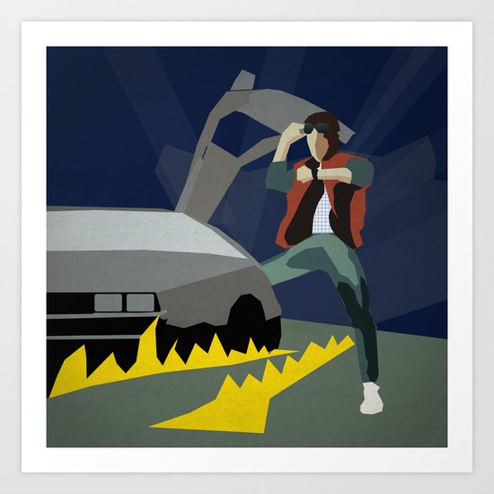 Back To The Future 1985 Art Print