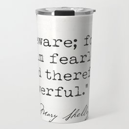 Mary Shelley Novelist Travel Mug