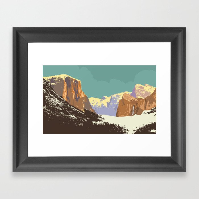 Yosemite National Park Framed Art Print
