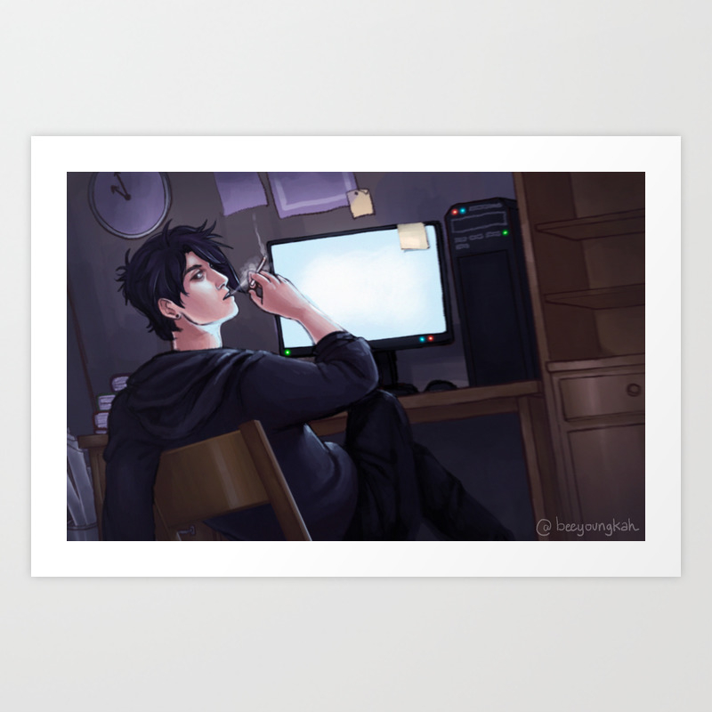 Sebastian Stardew Valley Art Print By Beeyoungkah Society6