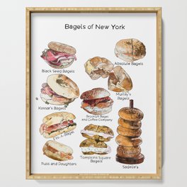 Bagels of New York City Serving Tray