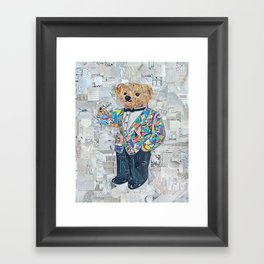 Polo bear  Framed Art Print