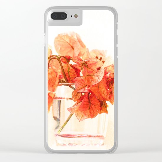 Sunny Bougainville(5). Clear iPhone Case