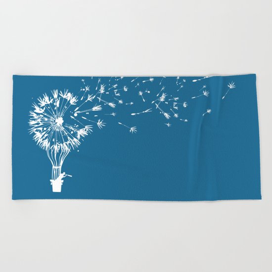 Going where the wind blows Beach Towel