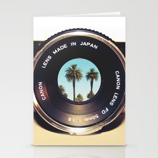 focus on palms Stationery Cards
