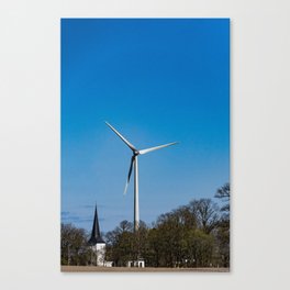 Wind and God Canvas Print