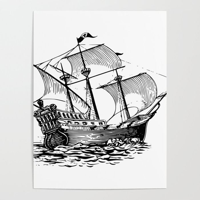 Galleon Poster