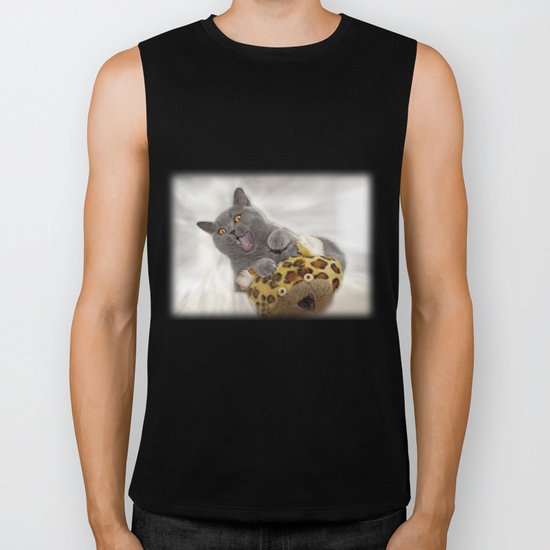 Supersonic Kitty Biker Tank