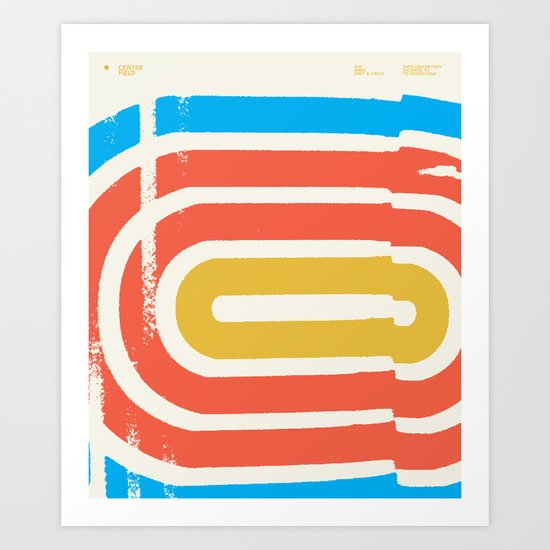 Center Field — Matthew Korbel-Bowers Art Print