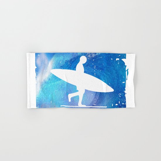 Wave Surf Area Hand & Bath Towel