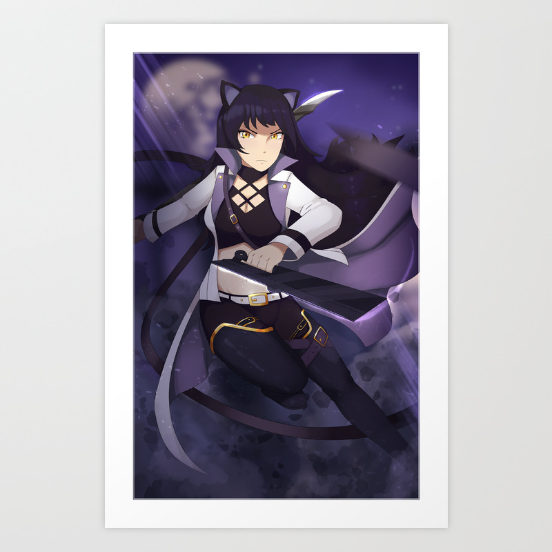 Rwby Blake Belladonna Art Print