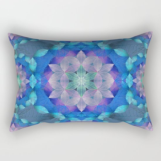 The Flower of Life - Leaf Pattern 2 Rectangular Pillow