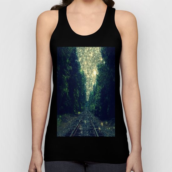 Dreamy Train Tracks Unisex Tank Top