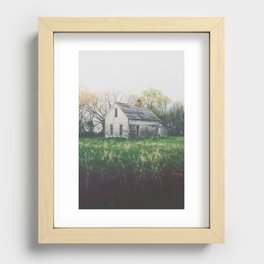 Unpaved Paths Recessed Framed Print