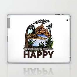 The Outdoors Make Me Happy Laptop Skin