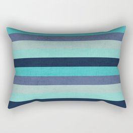 the blue stripes Rectangular Pillow