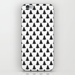 Black and White Christmas Pattern 12 iPhone Skin