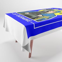 St Javelin The Protector of Ukraine Tablecloth