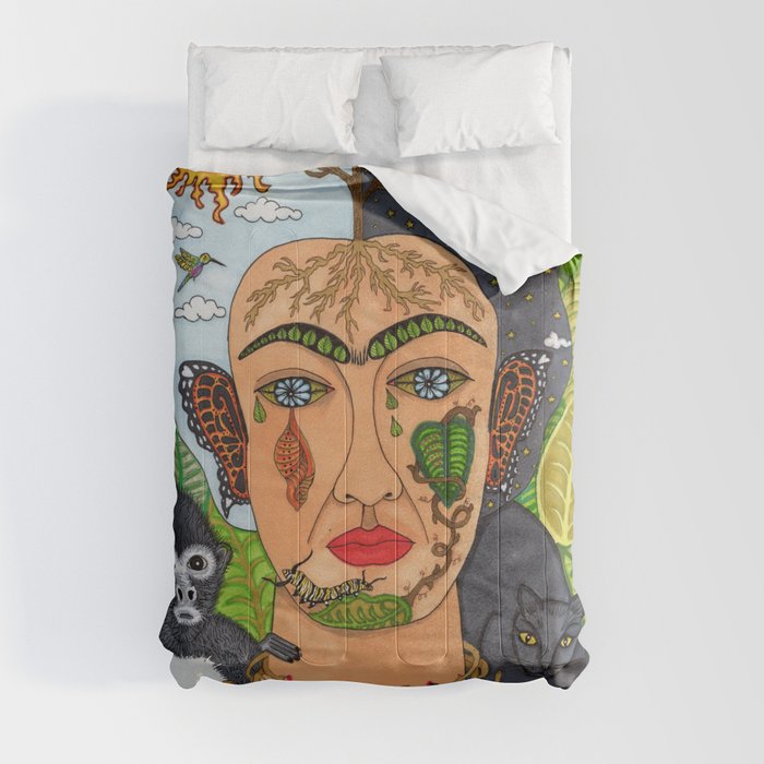 Frida Kahlo Monarca Comforter