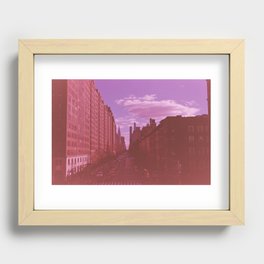 New York City Recessed Framed Print