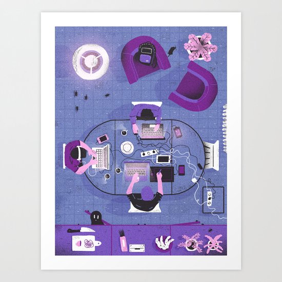 Home office Art Print