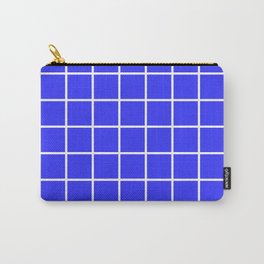 Grid - sapphire blue Carry-All Pouch