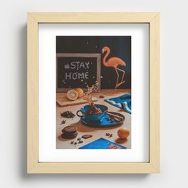 Cup of tea Recessed Framed Print