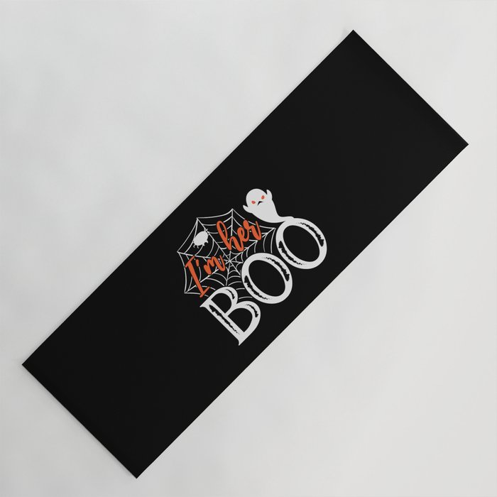 I'm Her Boo Funny Cool Halloween Ghost Yoga Mat
