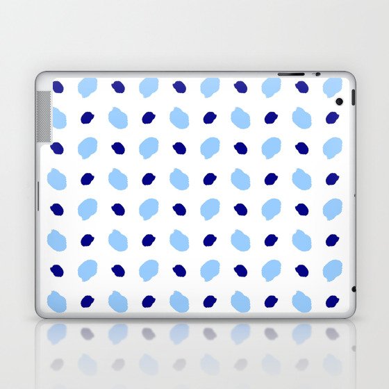 spot and blot 14 blue Laptop & iPad Skin