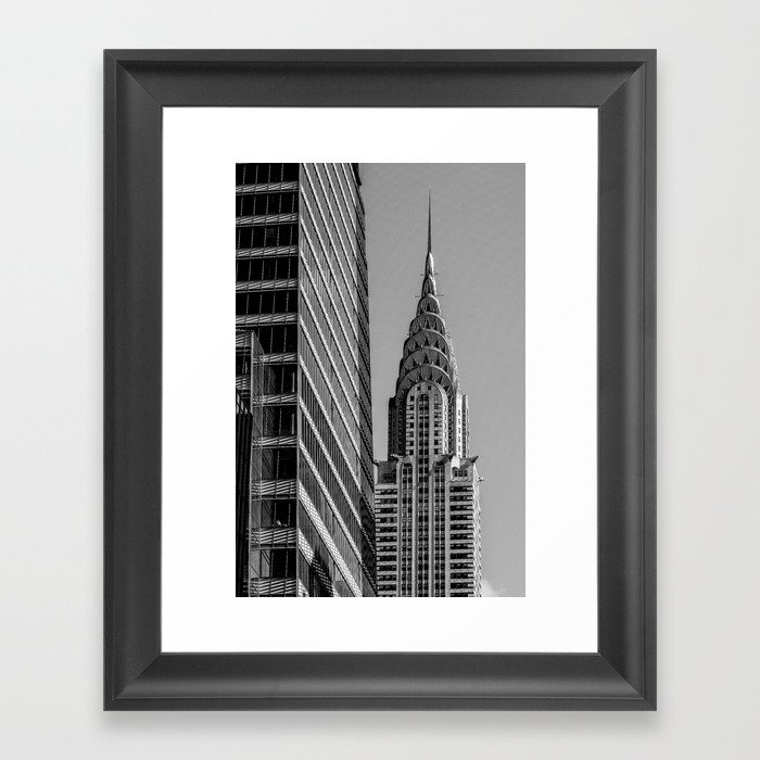 Skyscrapers of Manhattan framed photograph 